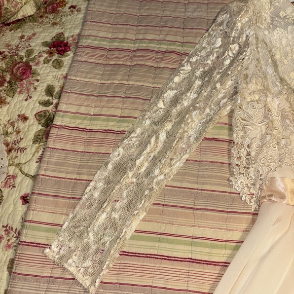 Ursula of Switzerland Cream Lace Kids Dress - Picture 5 of 11